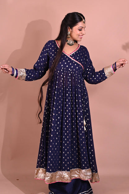 Midnight Noor Anarkali Set