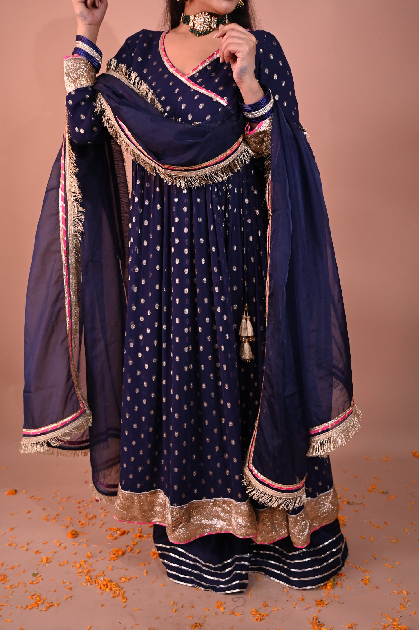 Midnight Noor Anarkali Set